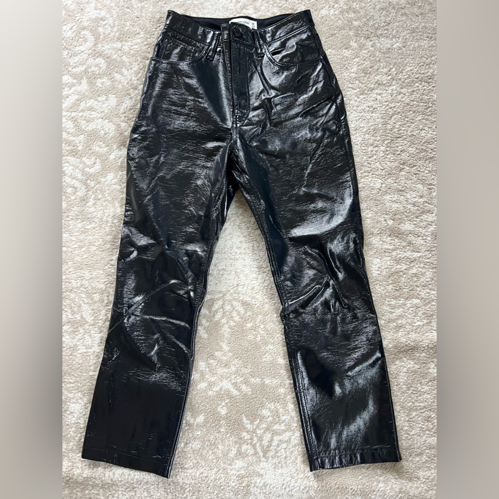 Abercrombie Faux Patent Leather Pants